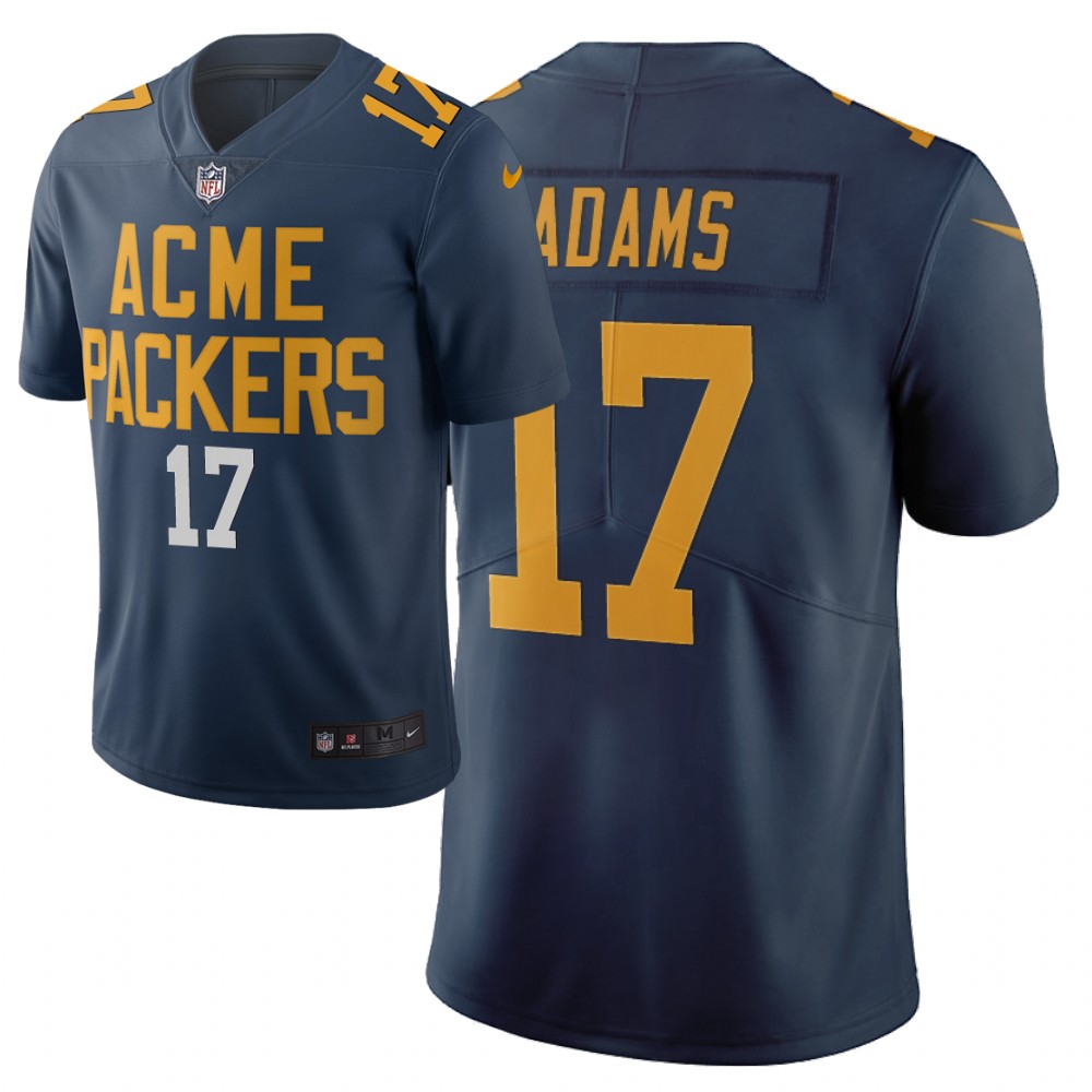 Men Nike NFL Green Bay Packers #17 davante adams Limited city edition navy jersey